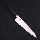 Gyuto VG-10 Polished Double Buffalo Ebony Handle 210mm (8.3”)-[Musashi]-[Japanese-Kitchen-Knives]