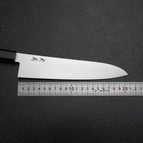 Gyuto VG-10 Polished Ebony Handle 205mm (8.1”)-[Musashi]-[Japanese-Kitchen-Knives]