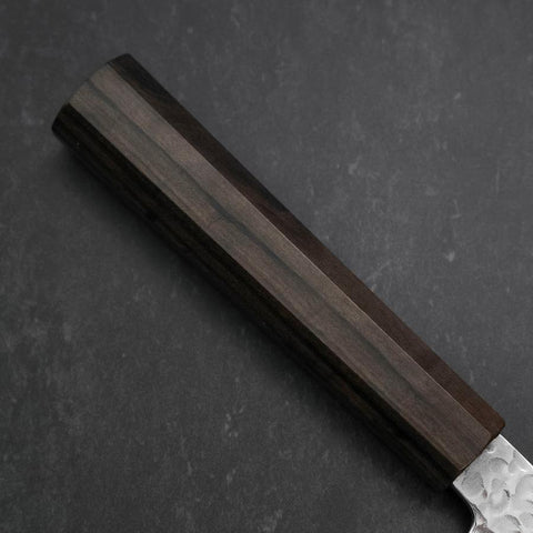 Gyuto VG-10 Tsuchime Damascus Ashwood Handle 240mm (9.4”)-[Musashi]-[Japanese-Kitchen-Knives]