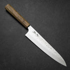 Gyuto VG-10 Tsuchime Damascus Olive Handle 210mm (8.3”)-[Musashi]-[Japanese-Kitchen-Knives]