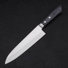 Gyuto VG-10 Tsuchime Damascus Western Dark Blue Handle 180mm (7”)-[Musashi]-[Japanese-Kitchen-Knives]
