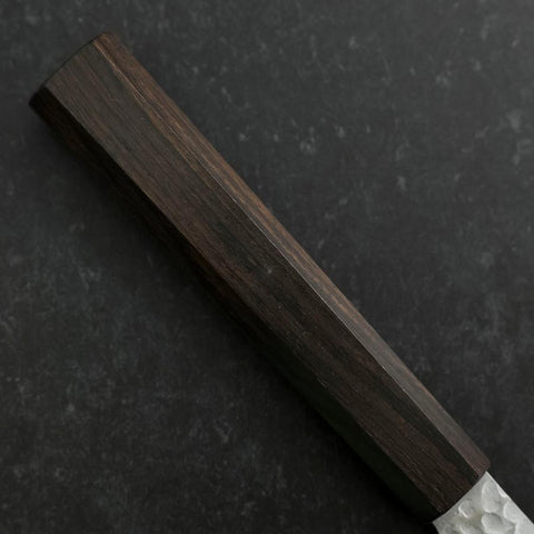 Gyuto VG-10 Tsuchime Ebony Handle 200mm (7.9”)-[Musashi]-[Japanese-Kitchen-Knives]