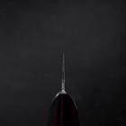 Gyuto VG-10 Tsuchime Oval Mahogany Handle 200mm (7.9”)-[Musashi]-[Japanese-Kitchen-Knives]