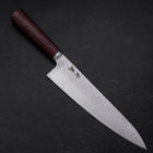 Gyuto VG-10 Tsuchime Oval Mahogany Handle 200mm (7.9”)-[Musashi]-[Japanese-Kitchen-Knives]