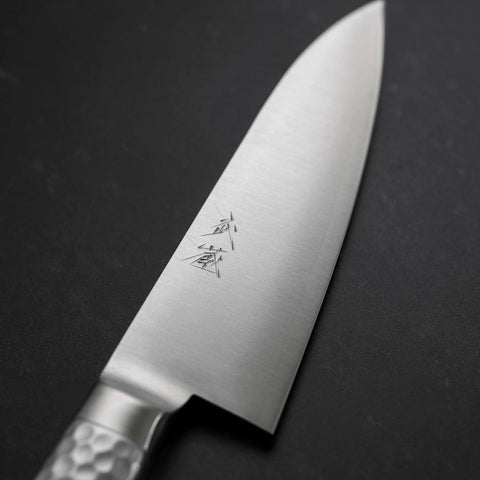 Gyuto VG-5 Polished Western Stainless Handle 150mm (5.9”)-[Musashi]-[Japanese-Kitchen-Knives]
