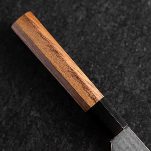 Gyuto VG-5 Tsuchime Buffalo Bubinga Handle 210mm (8.3”)-[Musashi]-[Japanese-Kitchen-Knives]