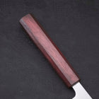 Gyuto White Steel #1 Polished Purple Urushi Handle 210mm (8.3”)-[Musashi]-[Japanese-Kitchen-Knives]
