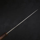 Gyuto White Steel #1 Polished Sumi Urushi Handle 210mm (8.3”)-[Musashi]-[Japanese-Kitchen-Knives]