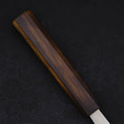 Gyuto White Steel #1 Polished Sumi Urushi Handle 210mm (8.3”)-[Musashi]-[Japanese-Kitchen-Knives]