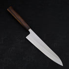 Gyuto White Steel #1 Polished Sumi Urushi Handle 210mm (8.3”)-[Musashi]-[Japanese-Kitchen-Knives]