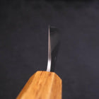 Gyuto White Steel #1 Polished Yaki Urushi Handle 180mm (7”)-[Musashi]-[Japanese-Kitchen-Knives]