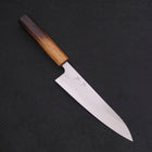 Gyuto White Steel #1 Polished Yaki Urushi Handle 180mm (7”)-[Musashi]-[Japanese-Kitchen-Knives]