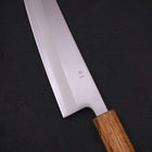 Gyuto White Steel #1 Polished Yaki Urushi Handle 210mm (8.3”)-[Musashi]-[Japanese-Kitchen-Knives]