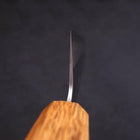 Gyuto White Steel #1 Polished Yaki Urushi Handle 210mm (8.3”)-[Musashi]-[Japanese-Kitchen-Knives]