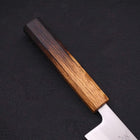Gyuto White Steel #1 Polished Yaki Urushi Handle 210mm (8.3”)-[Musashi]-[Japanese-Kitchen-Knives]