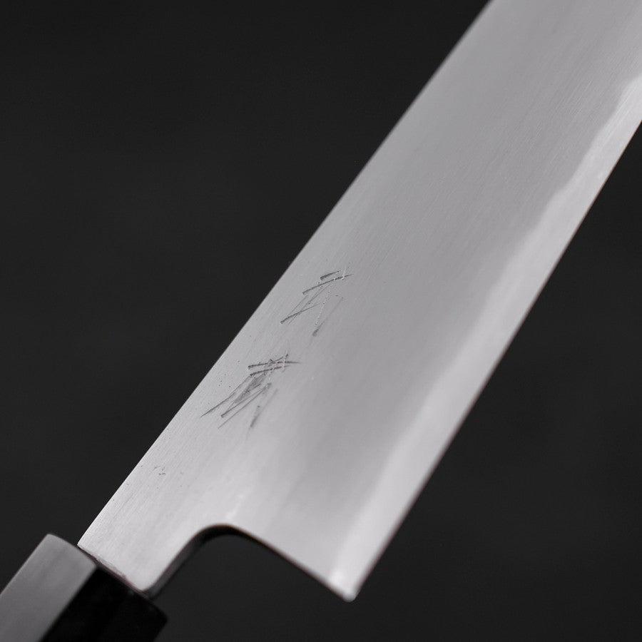Gyuto White Steel #2 Kasumi Buffalo Teak Handle 210mm (8.3”)-[Musashi]-[Japanese-Kitchen-Knives]