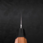 Gyuto White Steel #2 Kasumi Buffalo Teak Handle 210mm (8.3”)-[Musashi]-[Japanese-Kitchen-Knives]