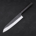 Gyuto White Steel #2 Kurouchi Stainless Clad Ebony Handle 210mm (8.3”)-[Musashi]-[Japanese-Kitchen-Knives]