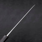 Gyuto White Steel #2 Kurouchi Stainless Clad Ebony Handle 210mm (8.3”)-[Musashi]-[Japanese-Kitchen-Knives]