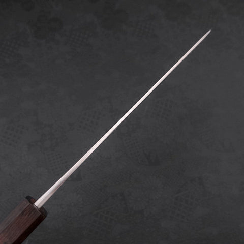 Gyuto White Steel #2 Nashiji Ebony Handle 210mm (8.3”)-[Musashi]-[Japanese-Kitchen-Knives]