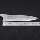 Gyuto White Steel #2 Nashiji Ebony Handle 240mm (9.4”)-[Musashi]-[Japanese-Kitchen-Knives]