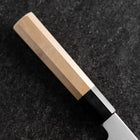 Gyuto White Steel #2 Polished Buffalo Magnolia Handle 165mm (6.5”)-[Musashi]-[Japanese-Kitchen-Knives]