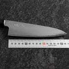 Gyuto White Steel #2 Polished Buffalo Magnolia Handle 165mm (6.5”)-[Musashi]-[Japanese-Kitchen-Knives]