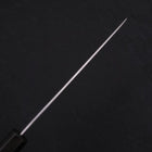 Gyuto White Steel #2 Super Polished Buffalo Ebony Handle 190mm (7.5”)-[Musashi]-[Japanese-Kitchen-Knives]