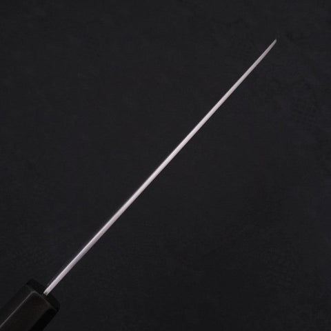 Gyuto White Steel #2 Super Polished Buffalo Ebony Handle 190mm (7.5”)-[Musashi]-[Japanese-Kitchen-Knives]