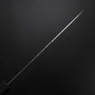Gyuto White Steel #2 Tsuchime Dark Blue Urushi Handle 180mm (7”)-[Musashi]-[Japanese-Kitchen-Knives]