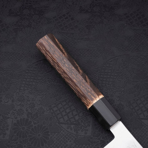 Gyuto ZDP-189 Polished Buffalo Chestnuts Handle 210mm (8.3”)-[Musashi]-[Japanese-Kitchen-Knives]
