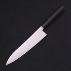 Gyuto ZDP-189 Polished Buffalo Ebony Handle 210mm (8.3”)-[Musashi]-[Japanese-Kitchen-Knives]