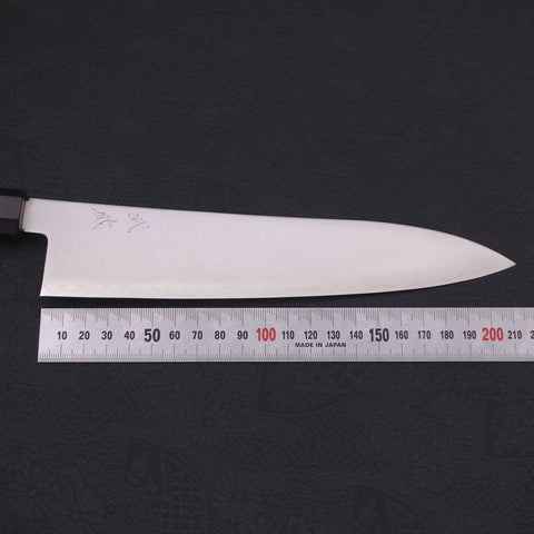 Gyuto ZDP-189 Polished Buffalo Ebony Handle 210mm (8.3”)-[Musashi]-[Japanese-Kitchen-Knives]