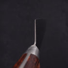 Gyuto knife AUS-8 Polished Western Mahogany Handle 180mm (7”)-[Musashi]-[Japanese-Kitchen-Knives]
