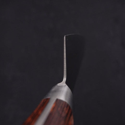 Gyuto knife AUS-8 Polished Western Mahogany Handle 180mm (7”)-[Musashi]-[Japanese-Kitchen-Knives]