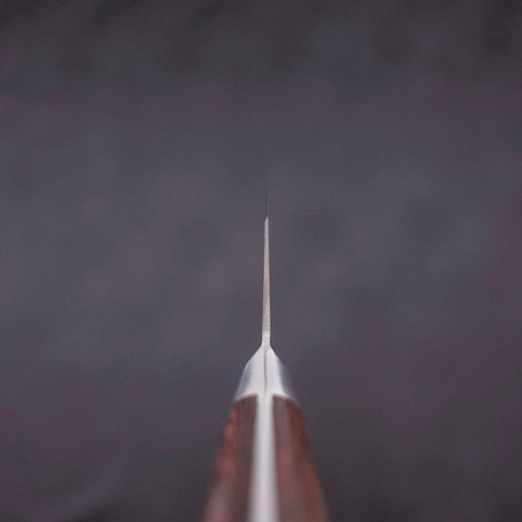 Gyuto knife AUS-8 Polished Western Mahogany Handle 210mm (8.3”)-[Musashi]-[Japanese-Kitchen-Knives]
