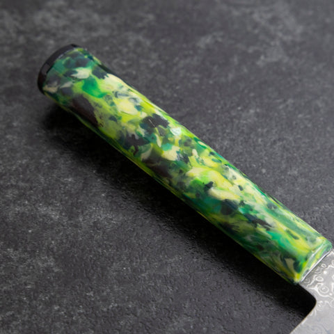 Gyuto VG-10 Damascus Ocean Green Mix Handle 210mm (8.3”)