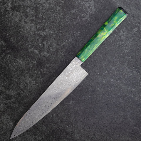 Gyuto VG-10 Damascus Ocean Green Handle 210mm (8.3”)