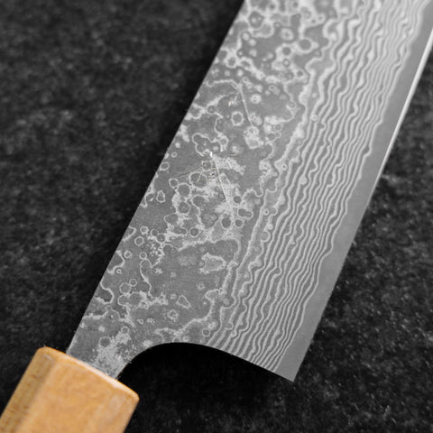 Santoku SPG-Strix Damascus Shitan Handle 165mm (6.5”)
