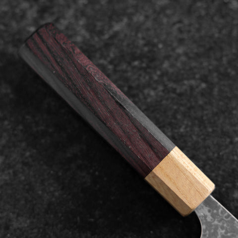 Santoku SPG-Strix Damascus Shitan Handle 165mm (6.5”)