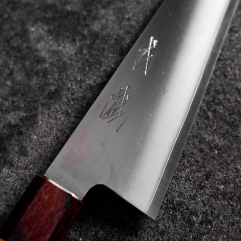 Honesuki Silver Steel #3 Mirror Zelkova Handle 180mm (7”)