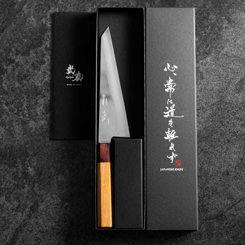 Honesuki Silver Steel #3 Mirror Zelkova Handle 180mm (7”)