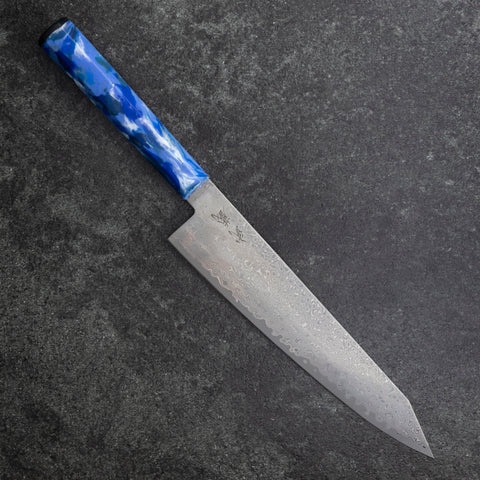 Kiritsuke VG-10 Damascus Ocean Blue Handle 210mm (8.3”)