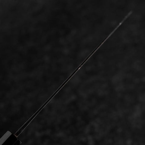 Hakata Blue Steel #2 Kurouchi Buffalo Ebony Handle 180mm (7”)-[Musashi]-[Japanese-Kitchen-Knives]
