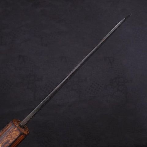 Hakata Blue Steel #2 Kurouchi Sumi Urushi Handle 165mm (6.5”)-[Musashi]-[Japanese-Kitchen-Knives]