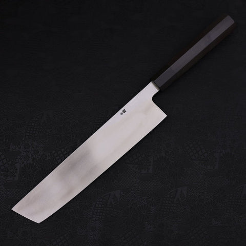 Hamokiri(Honekiri) Blue Steel #2 Kasumi Buffalo Ebony Handle 270mm (10.6”)-[Musashi]-[Japanese-Kitchen-Knives]