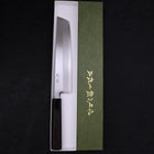Hamokiri(Honekiri) Blue Steel #2 Kasumi Buffalo Ebony Handle 270mm (10.6”)-[Musashi]-[Japanese-Kitchen-Knives]