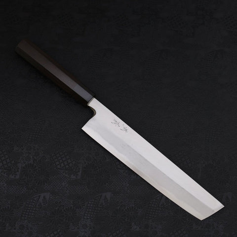 Hamokiri(Honekiri) Blue Steel #2 Kasumi Buffalo Ebony Handle 270mm (10.6”)-[Musashi]-[Japanese-Kitchen-Knives]