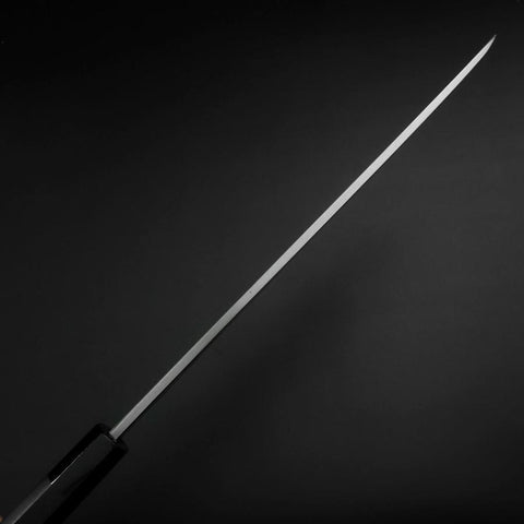 Hamokiri(Honekiri) White Steel #2 Kasumi Buffalo Ebony Handle 300mm (11.8”)-[Musashi]-[Japanese-Kitchen-Knives]