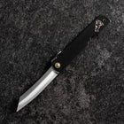 Higonokami Aogami Eto Inu 80mm Black (3.1”)-[Musashi]-[Japanese-Kitchen-Knives]